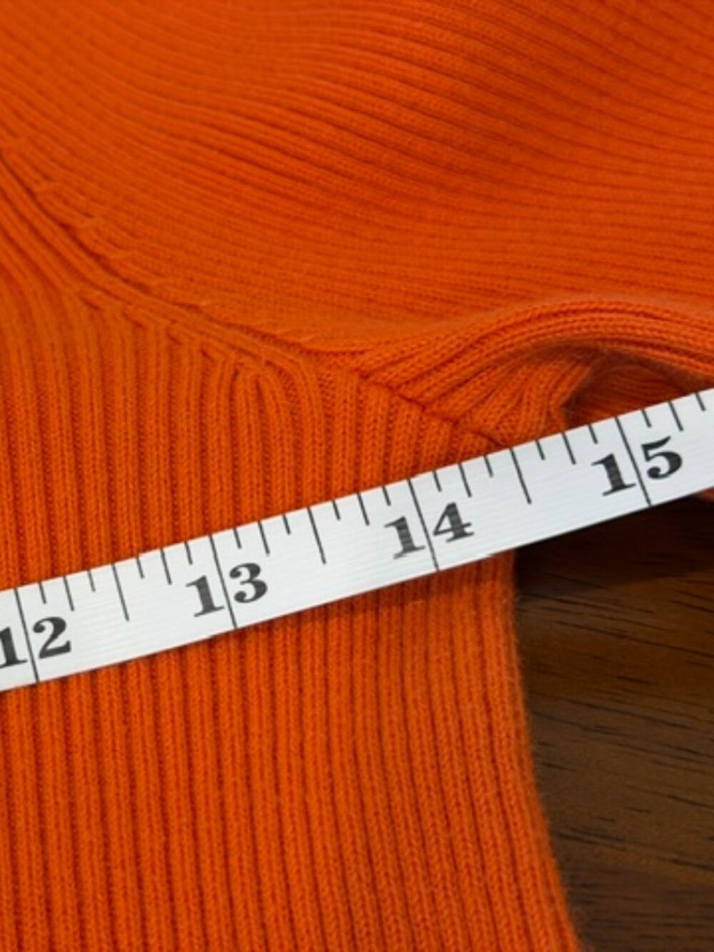 Ralph Lauren Orange Cotton Turtleneck Sweater PM - Picture 9 of 13